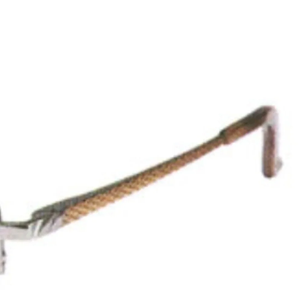 Trump Rectangular Half Rim Gold & Gunmetal Tone Eyeglass Frames - Picture 9 of 10